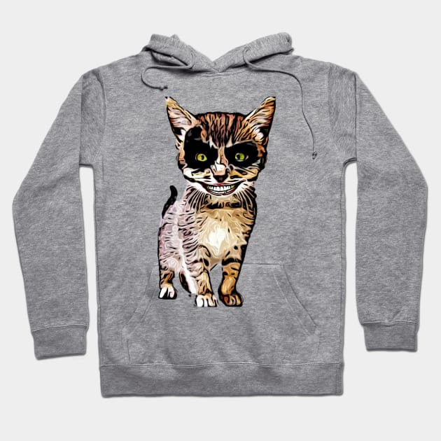 Evil Cat Hoodie by BigTexFunkadelic